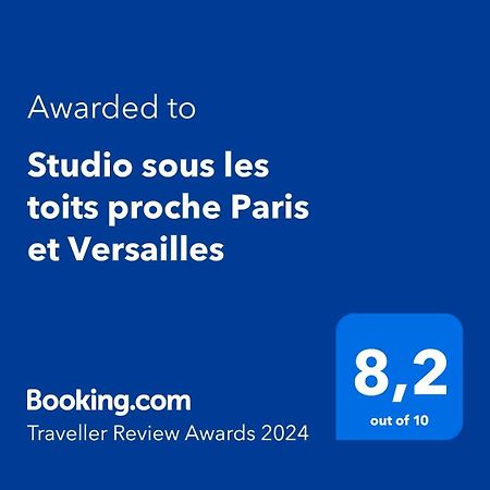 Studio Sous Les Toits Proche Paris Et Versailles Chaville Extérieur photo